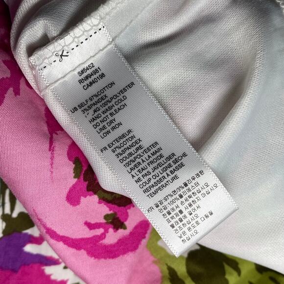 Twenty One - Floral Strapless Mini Dress - Size Small - Picture 13 of 13